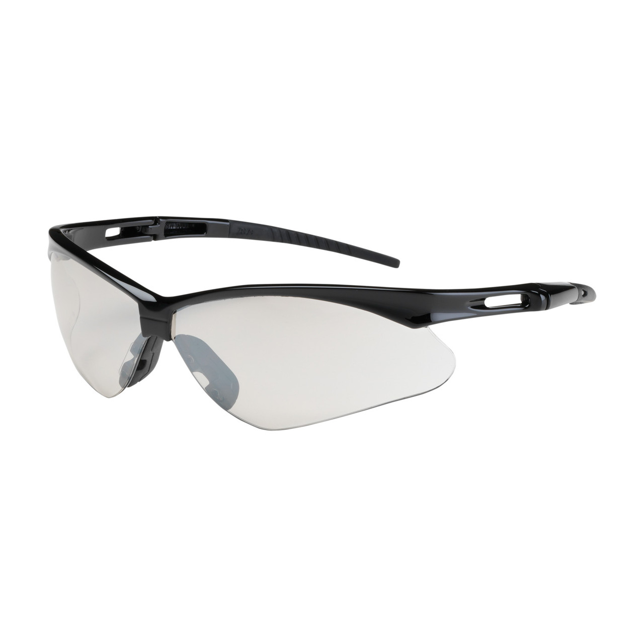 PYRAMEX PMXTREME Safety Glasses - Clear Lens, Black Frame, With Cord (SB6310SP) - 1 Pair