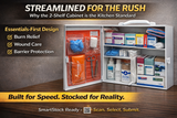 Streamlined for the Rush: Why the 2-Shelf Cabinet is the Professional Kitchen Standard