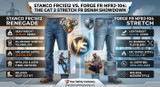 Stanco FRC1512 vs. Forge FR MFRJ-104: Which FR Stretch Jeans Belong on Your Crew?