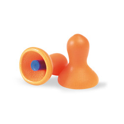 Honeywell Howard Leight®/Quiet® Contoured Bell Molded Vinyl Uncorded Earplugs (Polybag)