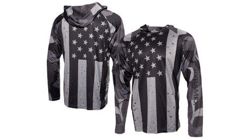 USA Long sleeve moisture-wicking hoodie UPF 50+