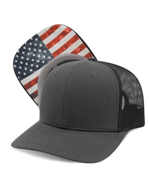 Major League Snapback With American Flag Undervisor