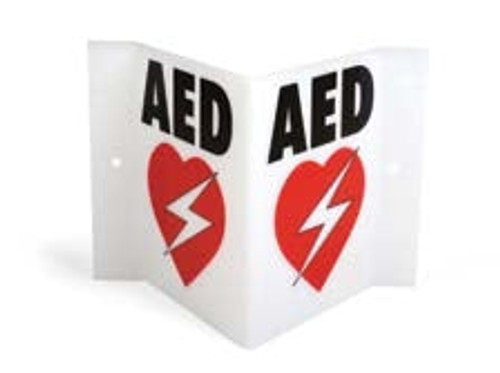 AED Triangle Sign