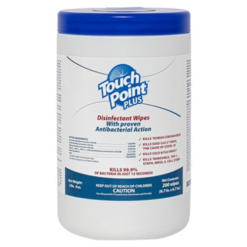 TouchPoint® Plus Disinfectant Wipes 200CT