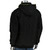 ANSI Type R Class 3 Reversible Full Zip Hooded Sweatshirt with Black Bottom