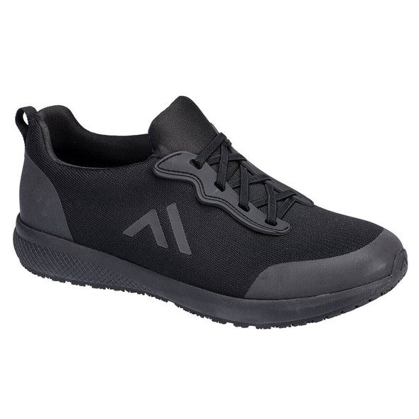 Experience the ultimate blend of comfort and protection with the Portwest FT20 Lite Sneaker, designed for professionals who need a lightweight work shoe without a safety toe. This occupational trainer features a seamless, breathable Flyknit polyester upper in a sleek black finish, providing a snug, sock-like fit for all-day comfort.

Built for performance, the FT20 is equipped with a dual-density phylon rubber outsole that delivers superior slip resistance (SR) and energy absorption. This 100% metal-free design makes it exceptionally lightweight and versatile for a variety of jobs. An added benefit is its machine-washable construction, allowing for easy cleaning and maintenance to keep your footwear looking fresh.