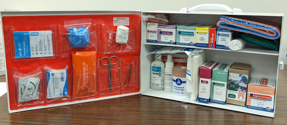 Utility 2 Shelf Cabinet Full - Metal Case