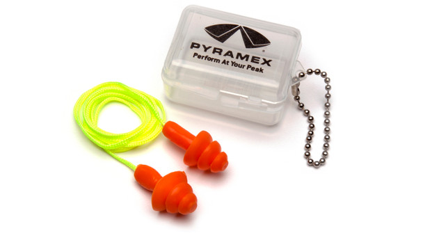 Reusable Earplugs in Plastic Case RP3001PC