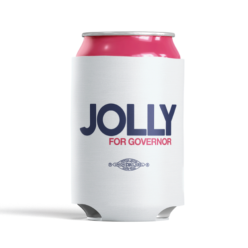 Jolly For Governor (White Can Cooler)