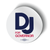 DJ For Governor (3" x 3" Vinyl Sticker -- Pack of Two!)