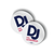 DJ For Governor (3" x 3" Vinyl Sticker -- Pack of Two!)