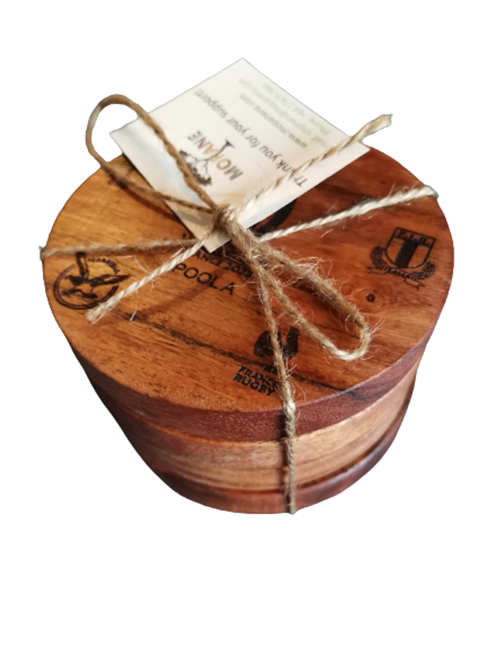 Sports Rugby ball single cork coaster, ideal gift for birthday or  anniversary – Rough Sawn Wood Crafts