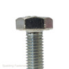 3/8" UNC 8.8 Grade Zinc Plated Steel Hex Head Set Screw Fully Threaded Bolts