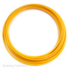 Metric Nylon Yellow Semi Rigid Tubing - 1 Metre Length