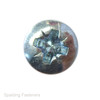 No.2 Zinc Plated Pan Pozi Head Self Tapping Screws