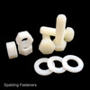 M10 Metric Nylon Plastic Bolts With Nuts & Washers