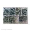 Assorted No.8 Zinc Plated Steel Pan Pozi Self Tapping Screws