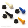 Metric Nylon Coloured Number Plate Bolts & Nuts