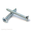 No.12 Zinc Plated Steel Countersunk Pozi Self Tapping Screws