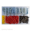 ASSORTED WALL PLUGS & PAN POZI SELF TAPPING SCREWS NO.6 NO.8 NO.10