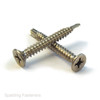 A2 Stainless Steel Countersunk Pozi Head Self Drilling Tek Screws No.6 To No.10