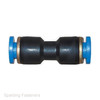 Nylon Push-Fit Connectors - Straight, T. Elbow - For Metric Pipe Sizes
