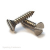 No.8 A2 Stainless Countersunk Slotted Self Tapping Screws