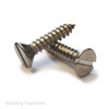Assorted A2 Stainless Countersunk Slotted Self Tapping Screws No. 6 To No. 10