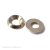 Nickel Plated Brass Closed Screw Cup Washers 4mm, 5mm & 6mm