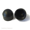 Black Nylon Plastic Hex Dome Nut & Bolt Cap Covers