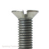 3BA Zinc Plated Steel Countersunk Slotted Machine Screws