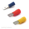 Male Tab Crimp Spade Terminals 4.8mm & 6.3mm Red Blue Yellow