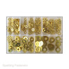 M4 M5 M6 M8 M10 WASHERS  BRASS FLAT ASSORTED SETS