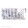 Assorted Zinc Plated O Clips