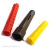 ASSORTED WALL PLUGS & PAN POZI SELF TAPPING SCREWS NO.6 NO.8 NO.10