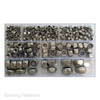 Assorted Metric Stainless Nyloc Nuts - M3 To M12