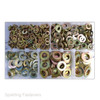 Assorted Yellow Zinc Form A flat Washers 