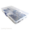 Assorted Zinc Round Flat Clips / Starlock Washers 2.4 To 10mm