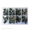 Assorted 3.2mm, 4.0mm & 4.8mm Black Standard & Flange Pop Rivets