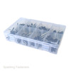 Assorted 3.2mm, 4.0mm & 4.8mm Black Standard & Flange Pop Rivets