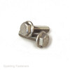 Assorted M8 Stainless Steel Hex Flange Set Screw Bolts With Nuts & Washers