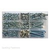 Assorted M3 Metric Zinc Plated Pan Pozi Machine Screws