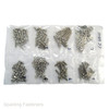 Assorted Metric M4 Stainless Pan Pozi Machine Screws, Nuts & Washers