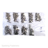 Assorted M4 Metric Stainless Hexagon Screws, Nuts & Washers