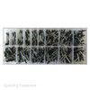 Assorted 3.2mm, 4.0mm, 4.8mm & 6.4mm Metric Aluminium Black Dome Head Pop Rivets
