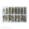 Assorted M3, M4, M5 & M6 Metric Stainless Steel Hex Head Set Screw Bolts & Nuts