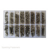 Assorted Metric A2 Stainless Pan Slotted Head Machine Screws & Full Nuts