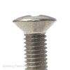 M6 Metric A2 Stainless Steel Raised Countersunk Pozi Head Machine Screws