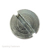 1/4" BSF Zinc Plated Steel Countersunk Slotted Head Machine Screws