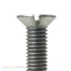 1/4" BSF Zinc Plated Steel Countersunk Slotted Head Machine Screws